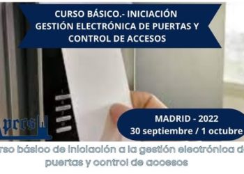 Curso básico de iniciación a la gestión electrónica de puertas y control de accesos